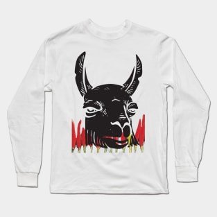 bull deer food chili Long Sleeve T-Shirt